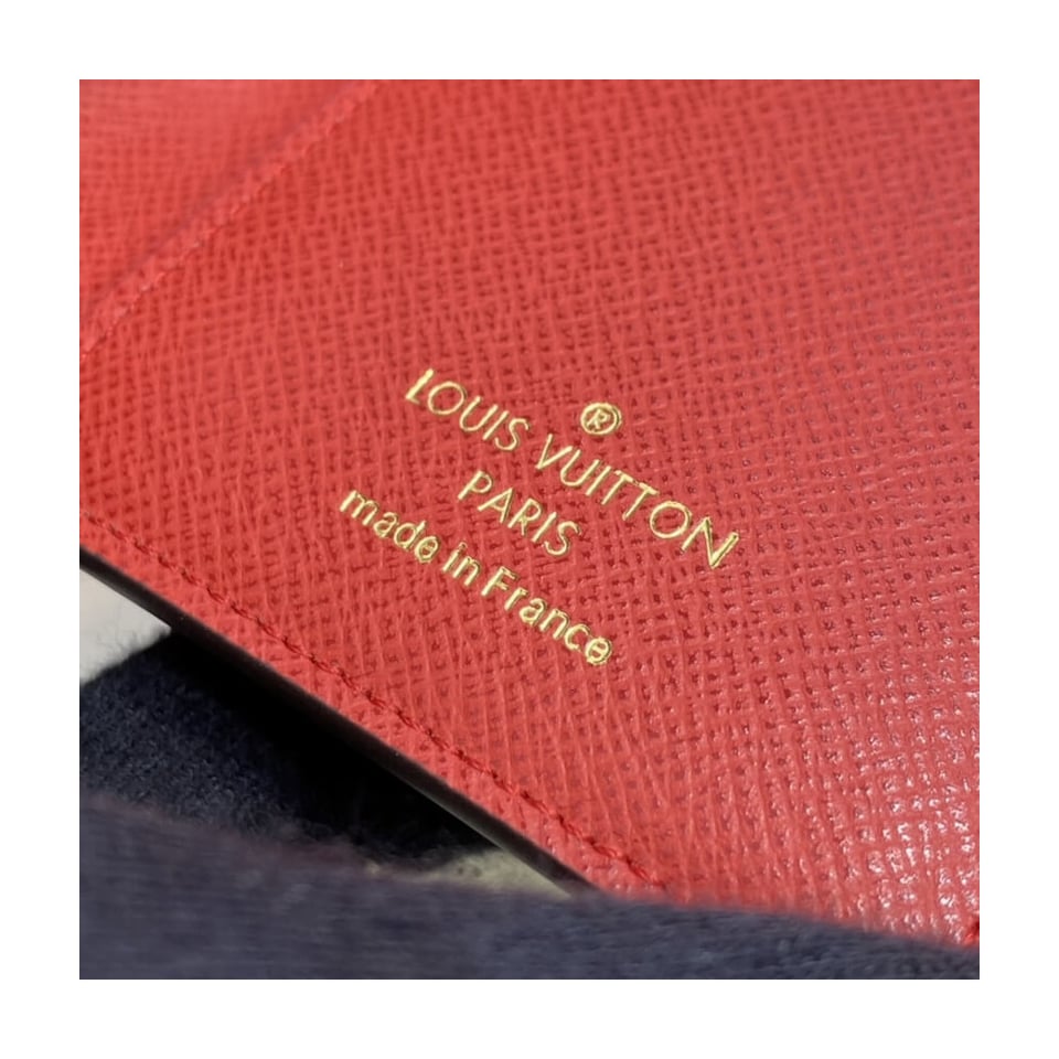 Louis Vuitton Monogram Canvas Victorine Wallet Red view 9
