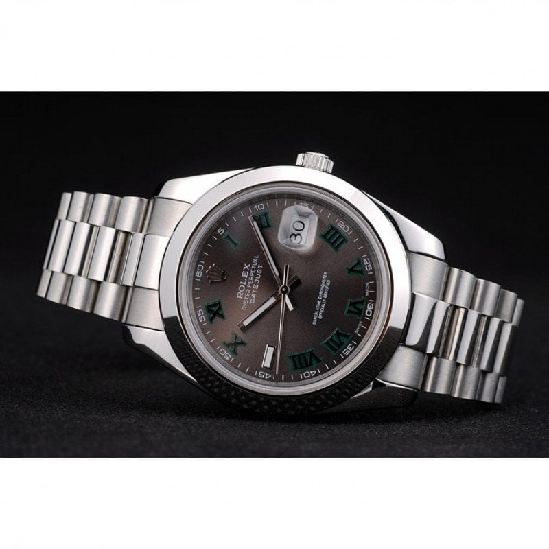 Rolex Datejust 41mm Rhodium Dial 126300 “Wimbledon” Smooth / Oyster view 6
