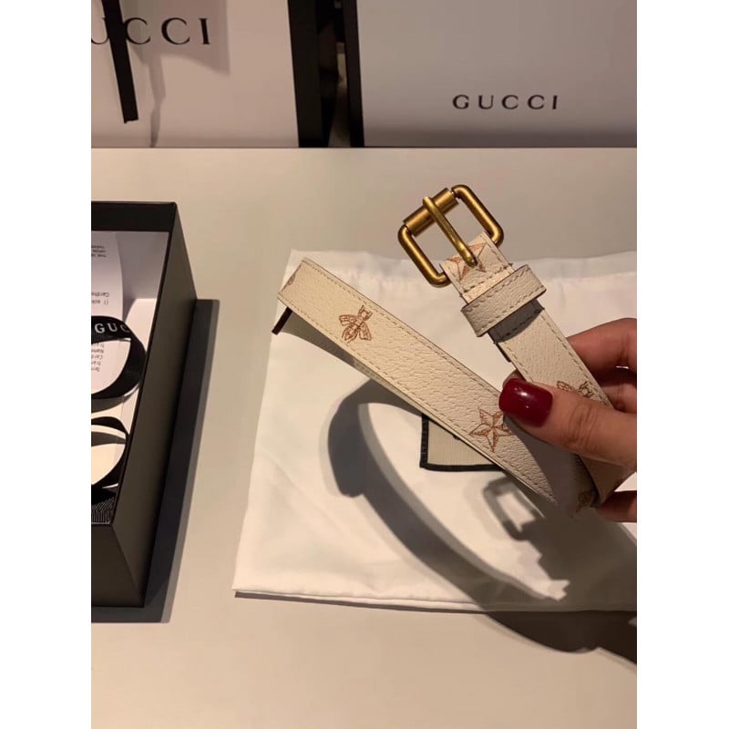 Gucci Belt With Bees And Stars Print 576178 view 4