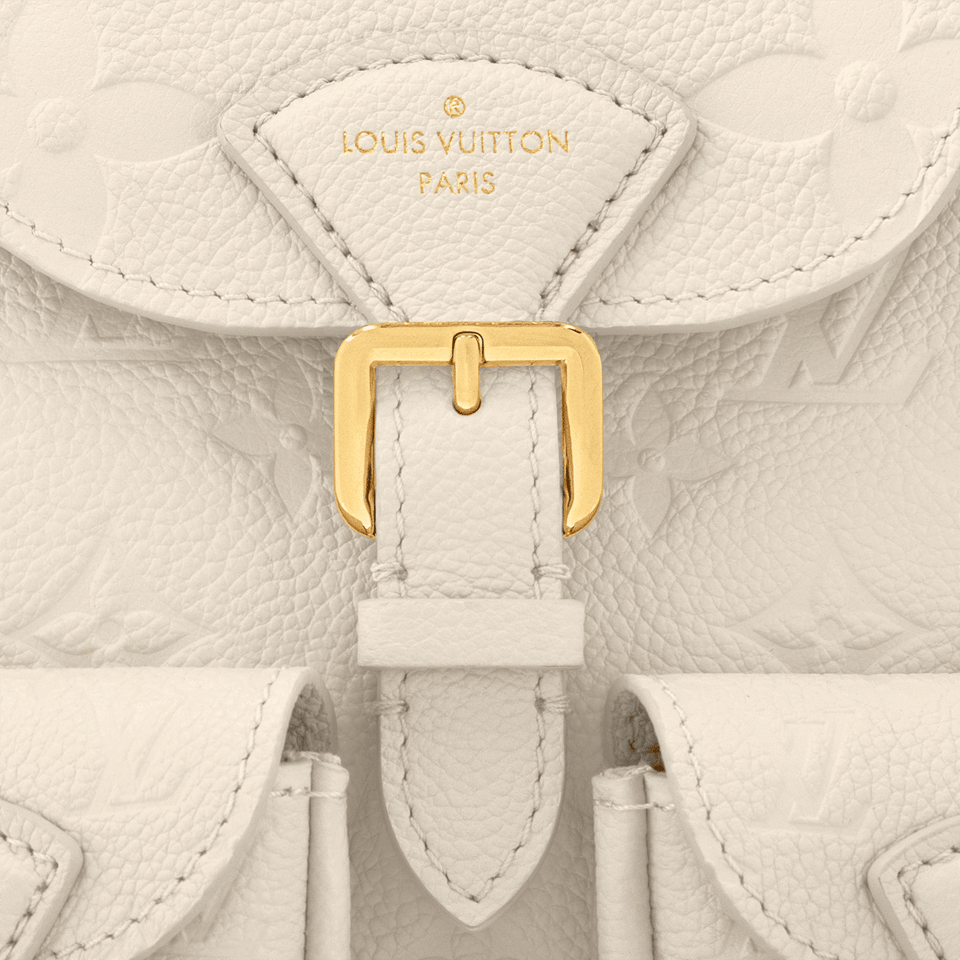 Louis Vuitton Backup Backpack – Monogram Empreinte Leather Cream M47106 22cm/ 8.7cm view 4
