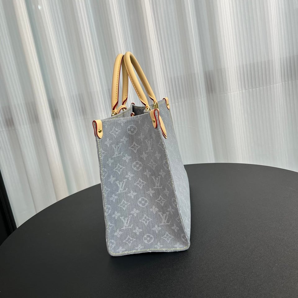 Louis Vuitton OnTheGo MM Bag Washed Grey M13189 32cm/ 12.6in view 10