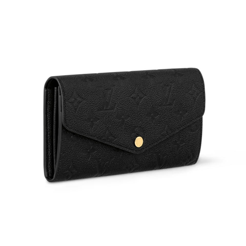 Louis Vuitton Black Sarah Wallet For Women 19cm M82257 view 4
