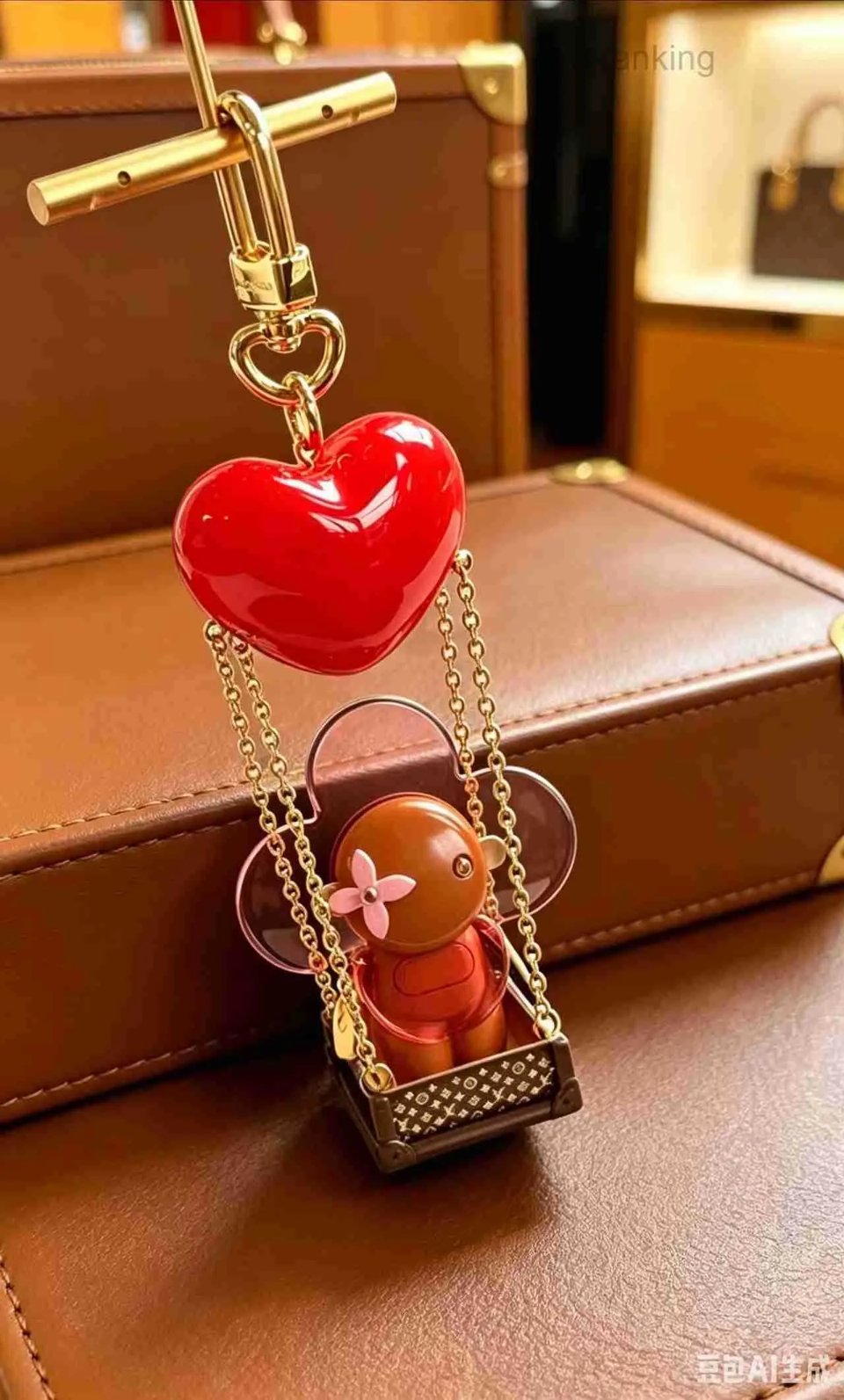 Louis Vuitton Vivienne Candy Heart Bag Charm 14cm view 4