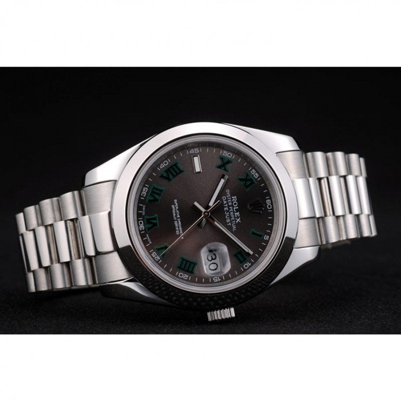 Rolex Datejust 41mm Rhodium Dial 126300 “Wimbledon” Smooth / Oyster view 5