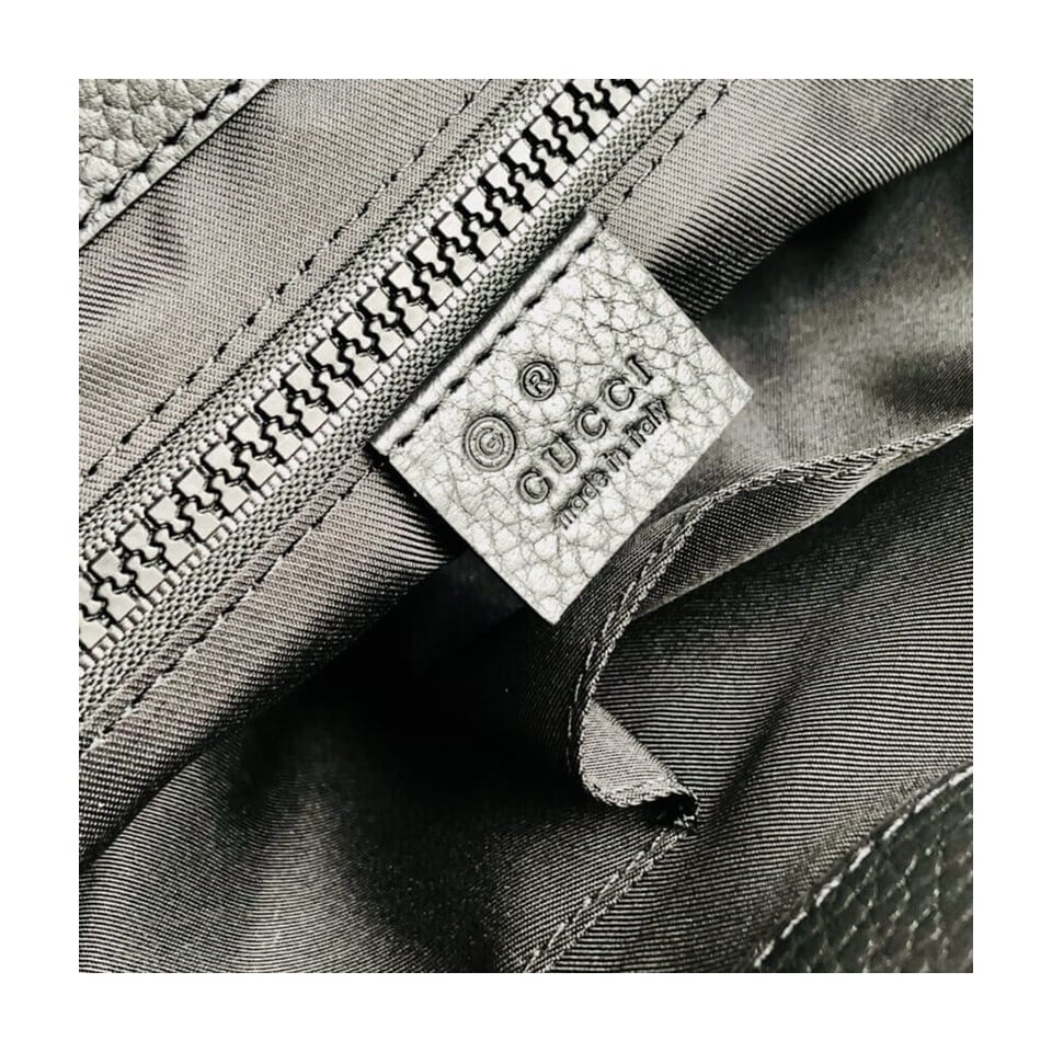 Gucci GG Guccissima Black Nylon Tall Tote Bag view 14