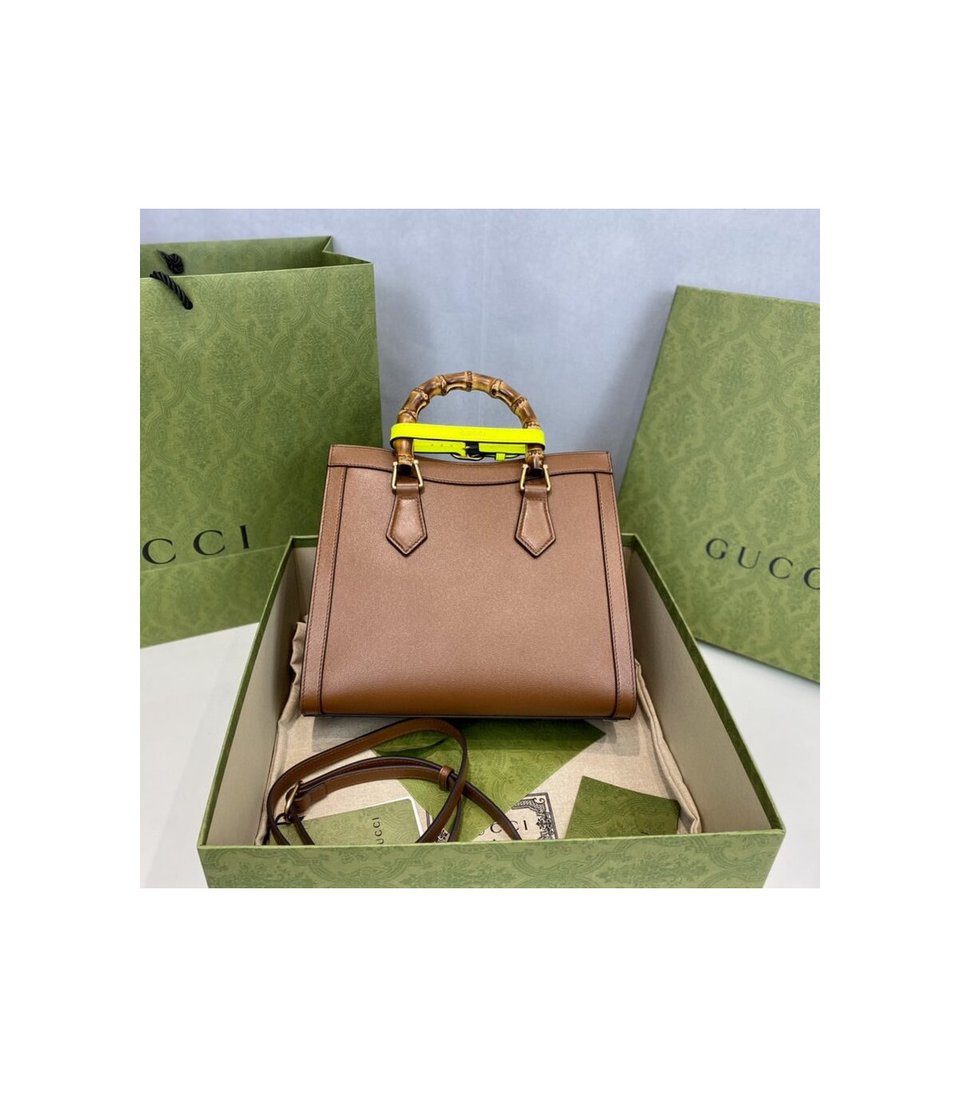 Gucci Diana Small Tote Bag Brown view 11