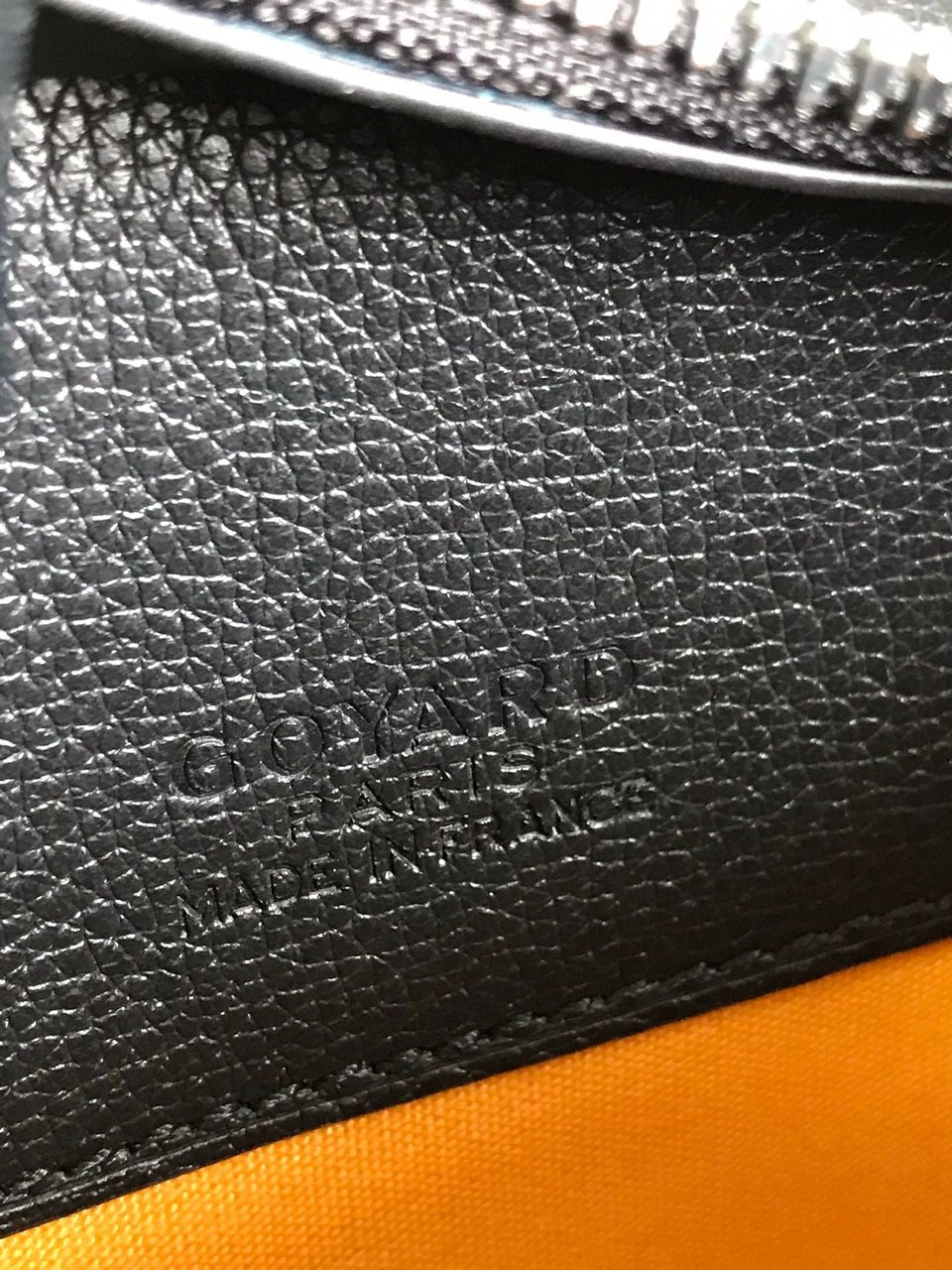 Goyard Hirondelle Bag 25 Cm Black Lambskin And Goyardine Canvas view 7