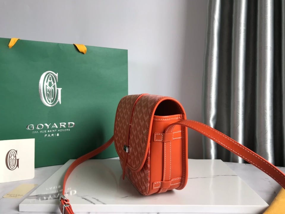 Goyard Belvedere Mm Bag 28Cm Orange Canvas view 4