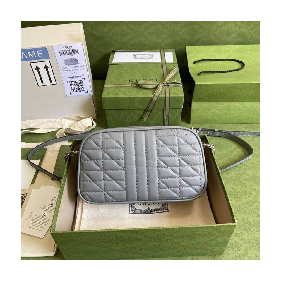 Gucci GG Marmont Small Shoulder Bag Grey view 6