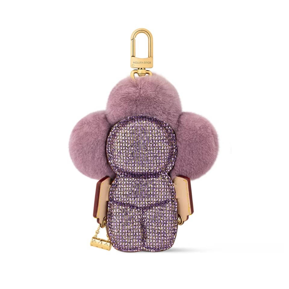 Louis Vuitton Vivienne Fashionista Bag Charm M02988 Violet 18cm/7.1in view 4