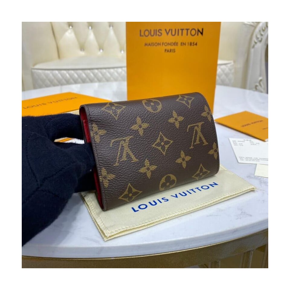 Louis Vuitton Flower Compact Wallet Red view 5