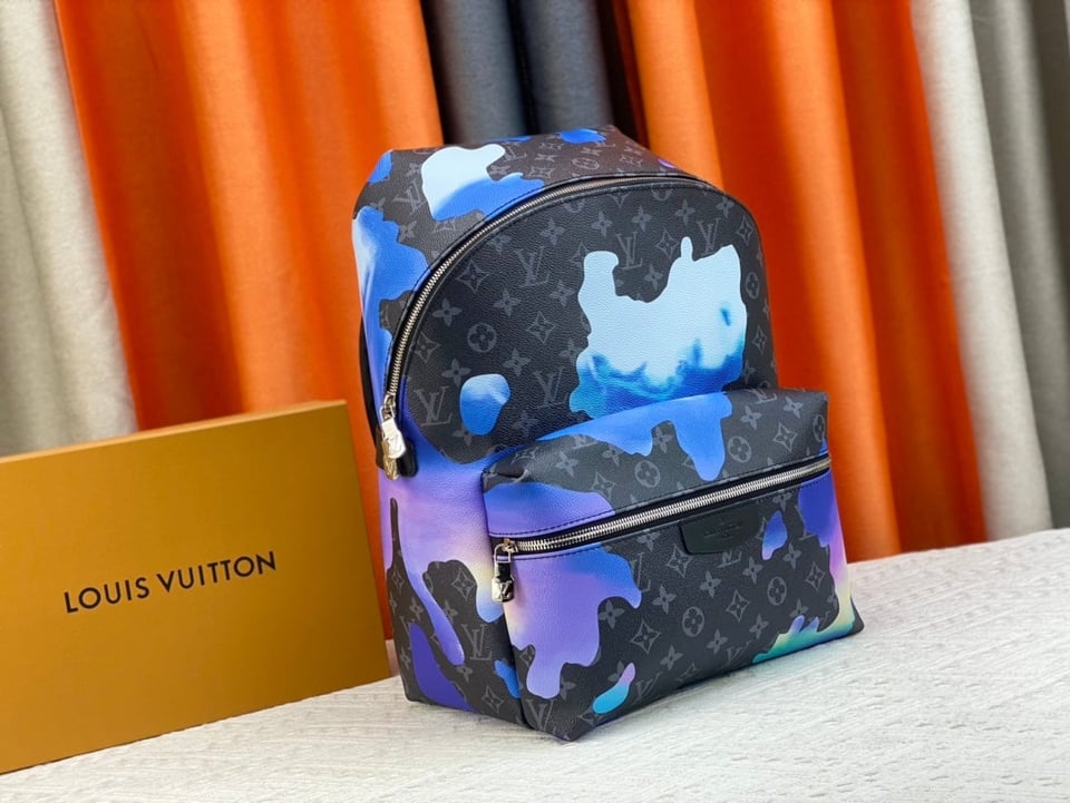 Louis Vuitton Discovery Backpack Green And Black 40Cm M21429 view 10