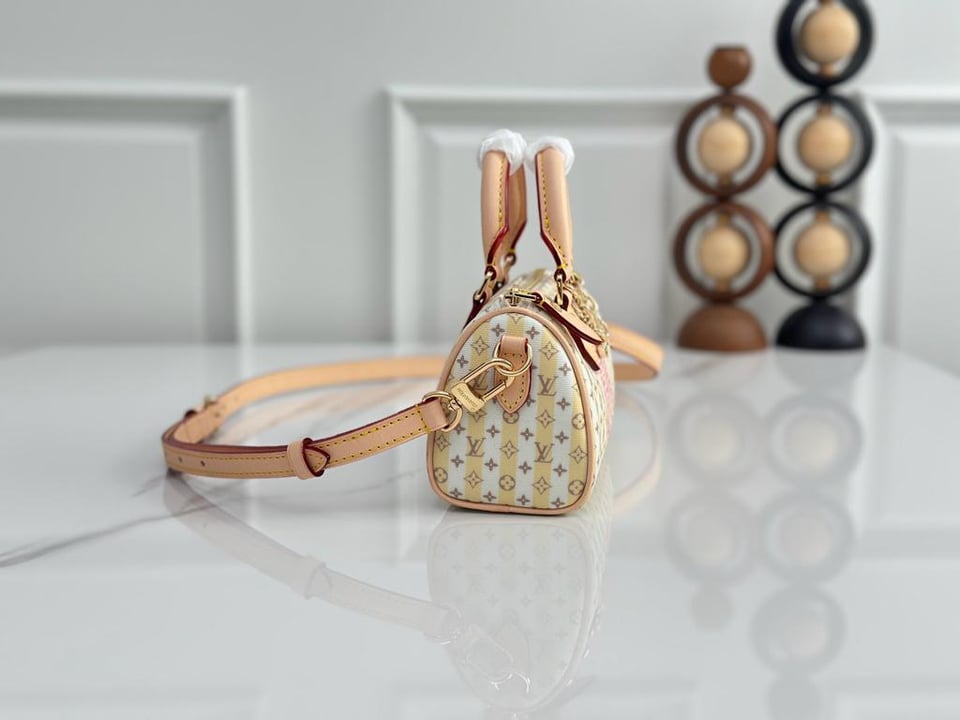 Louis Vuitton Nano Speedy Bag Banana Yellow 16cm M29030 view 3