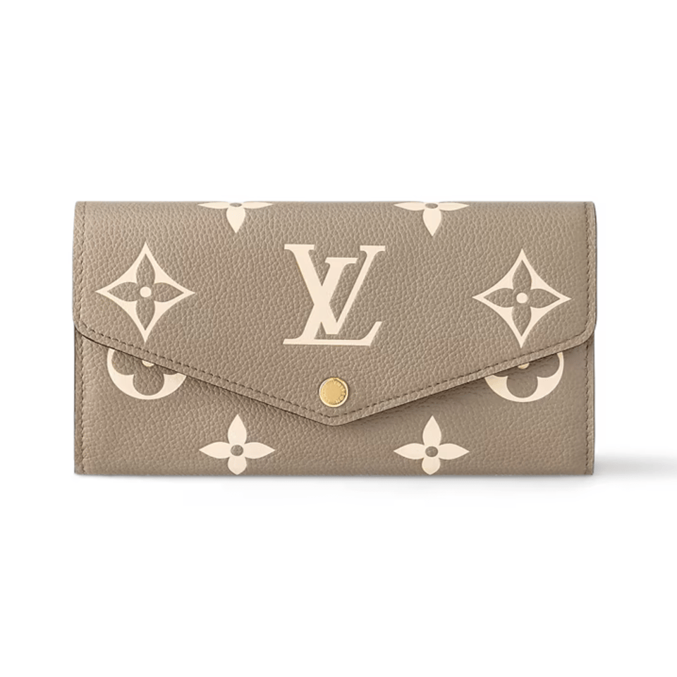 Louis Vuitton Bicolor Monogram Sarah Wallet For Women 19cm M81049