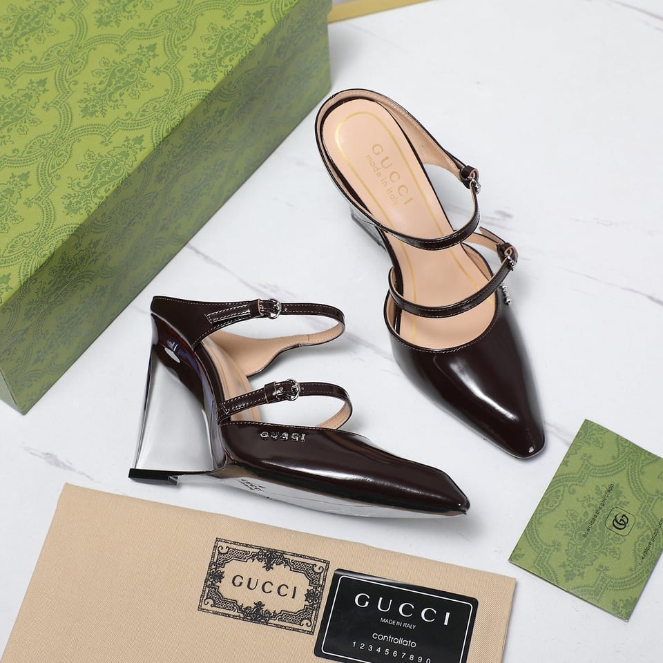 Gucci Women’S Wedge Mule Black 827856 Clg00 1000 view 8