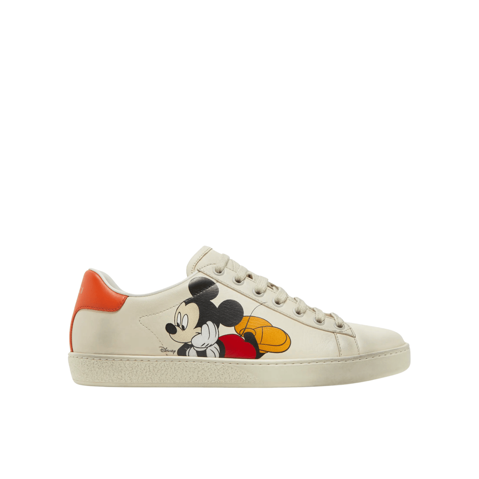 Disney x Gucci Ace Low ‘Mickey Mouse Ivory’ 60369-AYO70-9591 view 2