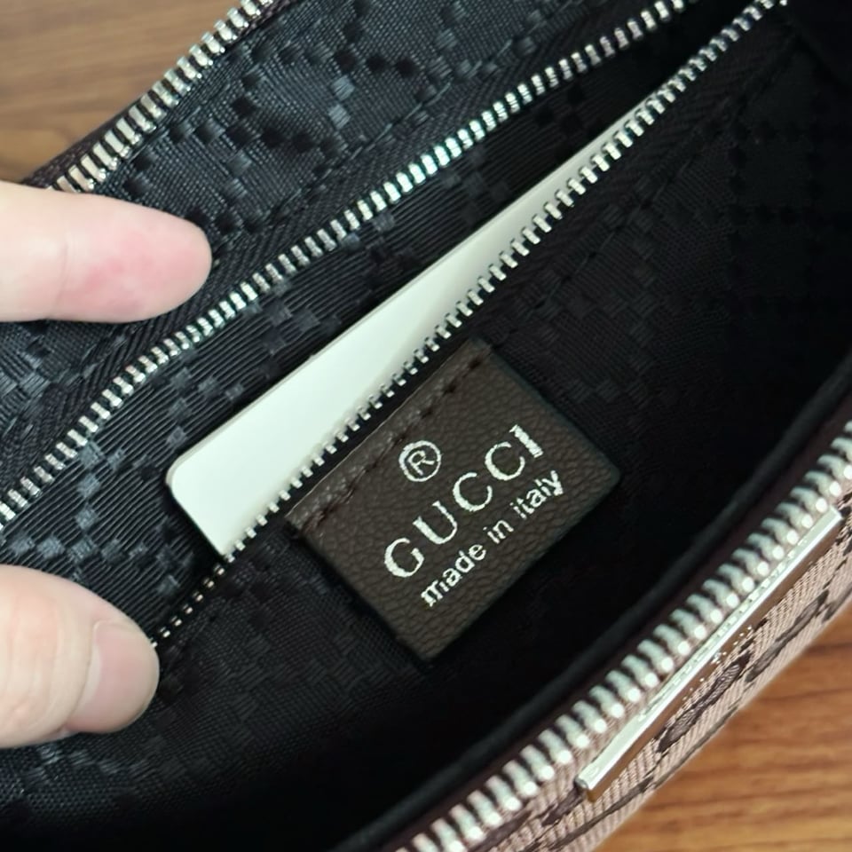 Gucci Lady Lunetta Small Shoulder Bag Dark Brown GG Canvas 22cm/8.7in 874743 view 10