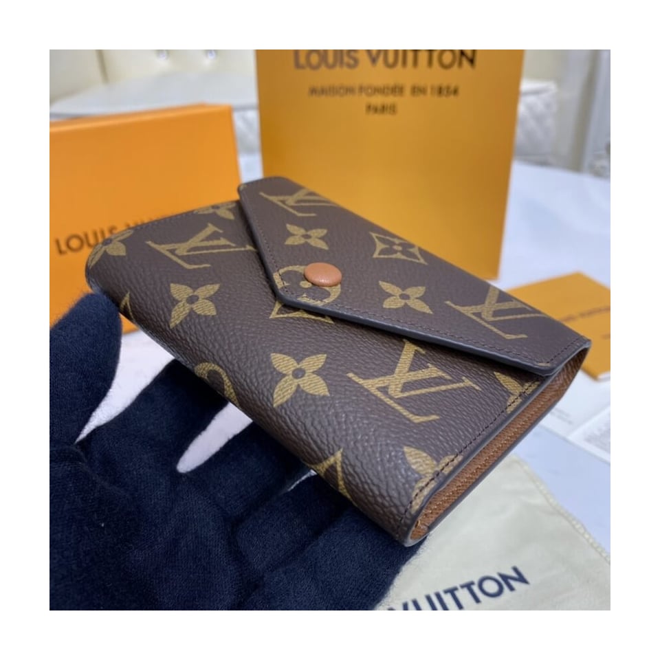 Louis Vuitton Monogram Canvas Victorine Wallet Brown view 5