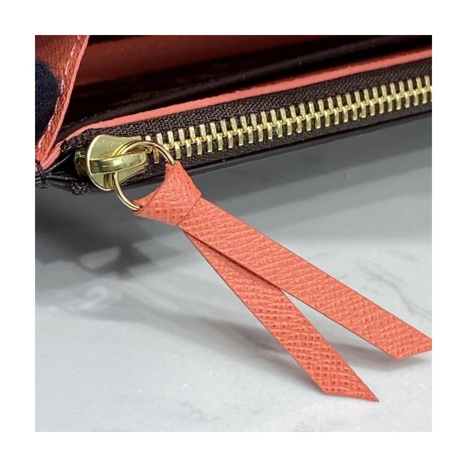 Louis Vuitton Monogram Canvas Emilie Wallet Watermelon Red view 10