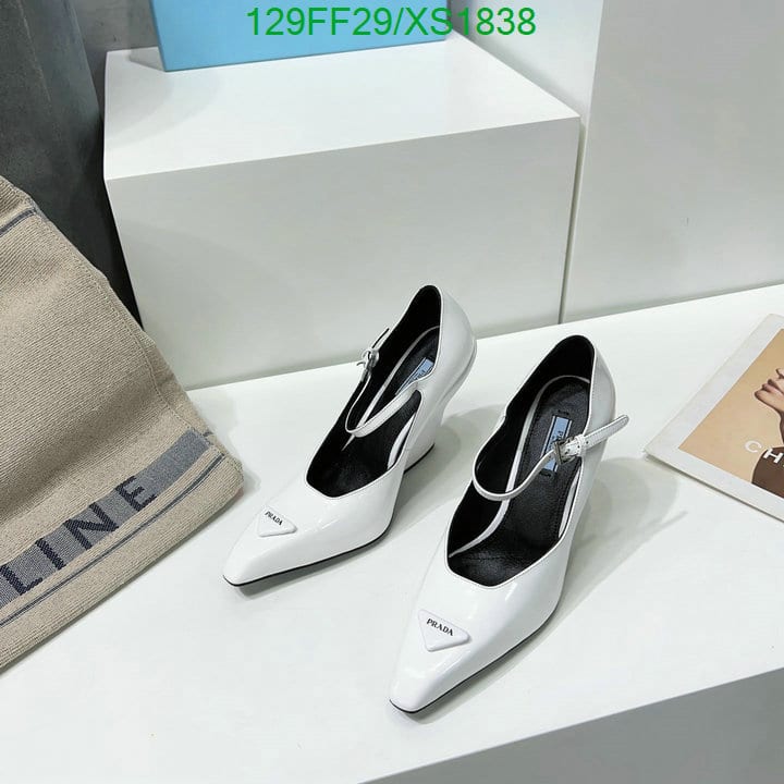 Prada Modellerie Leather Mary Jane Pumps In Nero White view 6