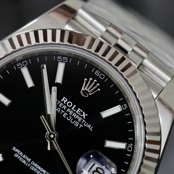 [Superclone] Rolex Datejust 41mm Bright Black Dial Jubilee 126334 view 5