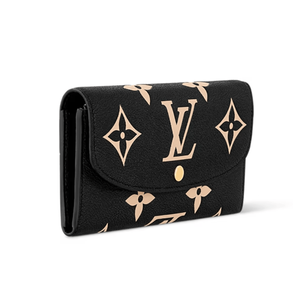 Louis Vuitton Bicolor Monogram Emilie Wallet For Women 19cm M83138 view 3