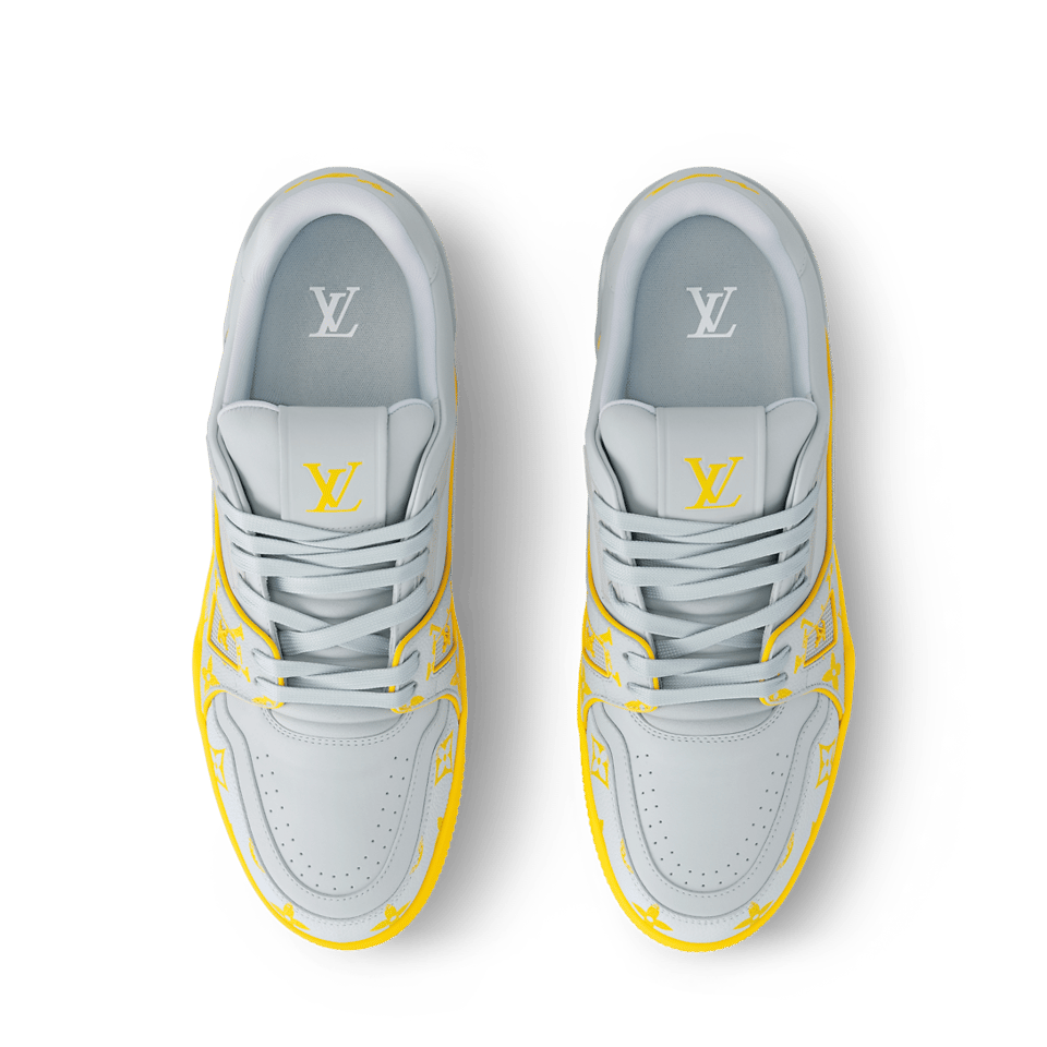 Louis Vuitton LV Trainer Sneaker Yellow for Men 1AHTPN view 6