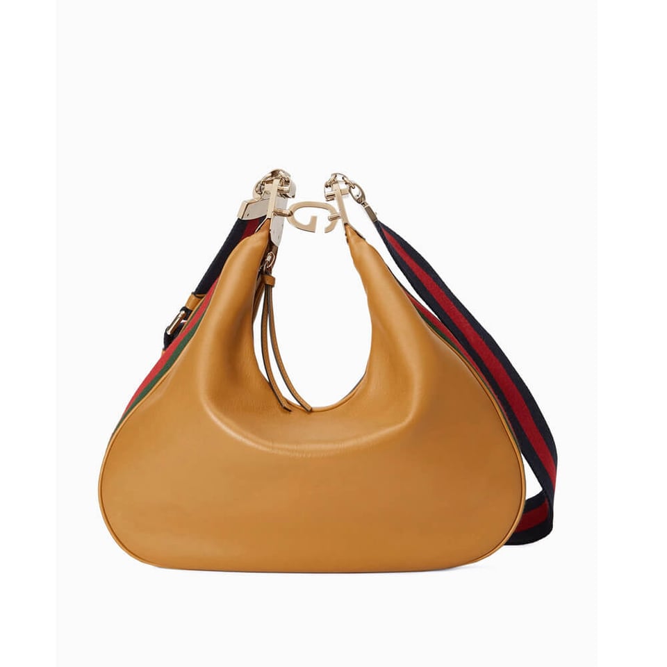 Gucci Brown Leather Attache Small Shoulder Bag 23cm view 2
