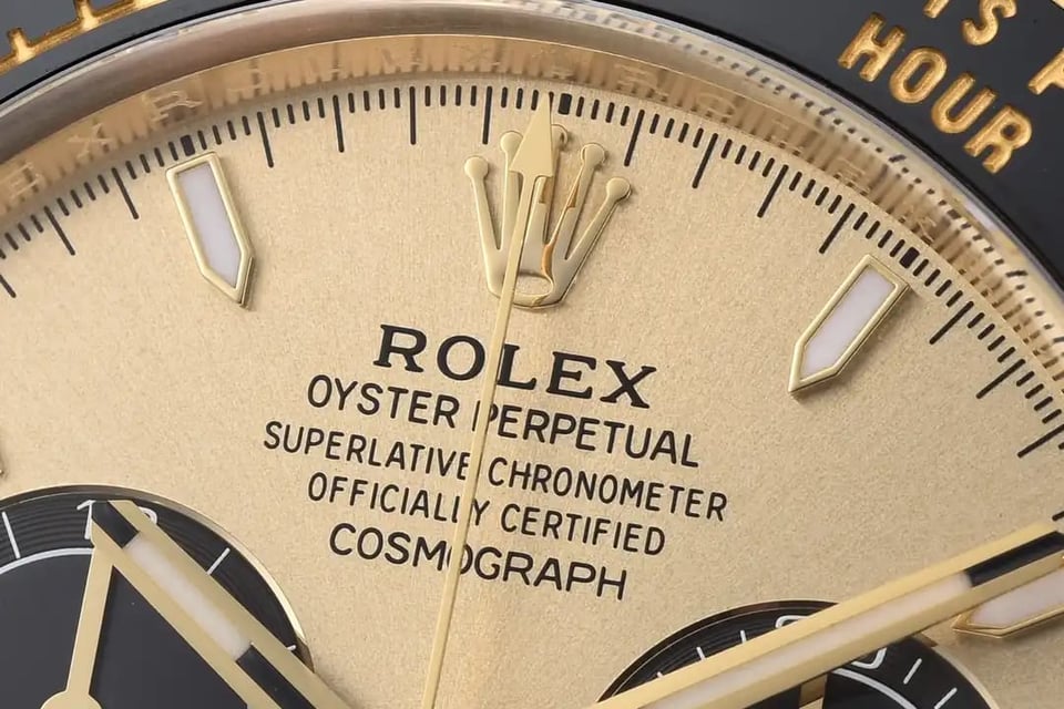 Rolex Daytona 40 mm Golden Dial 126518LN “Pikachu” view 7