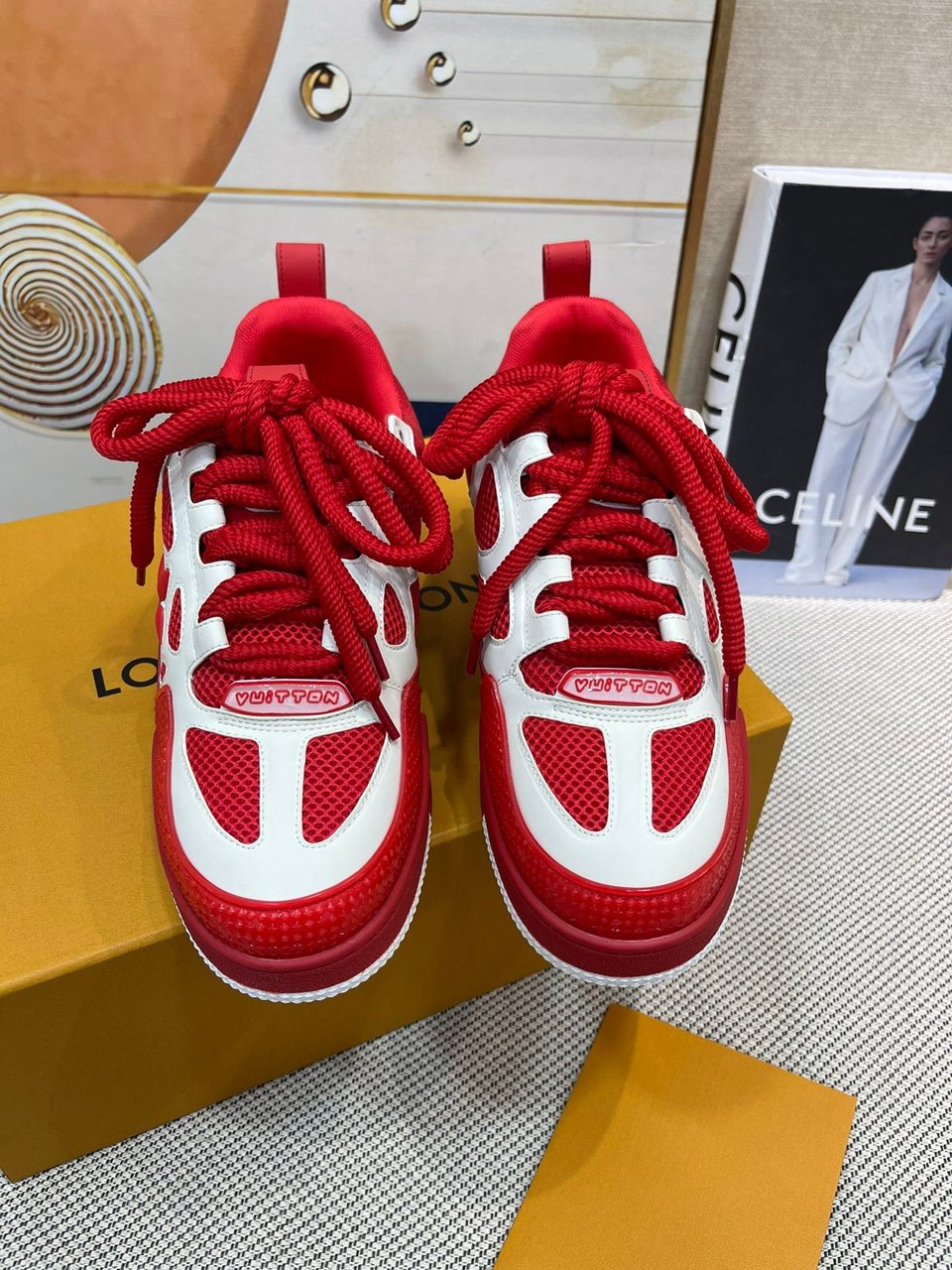 Louis Vuitton Lv Skate Sneaker Red view 7
