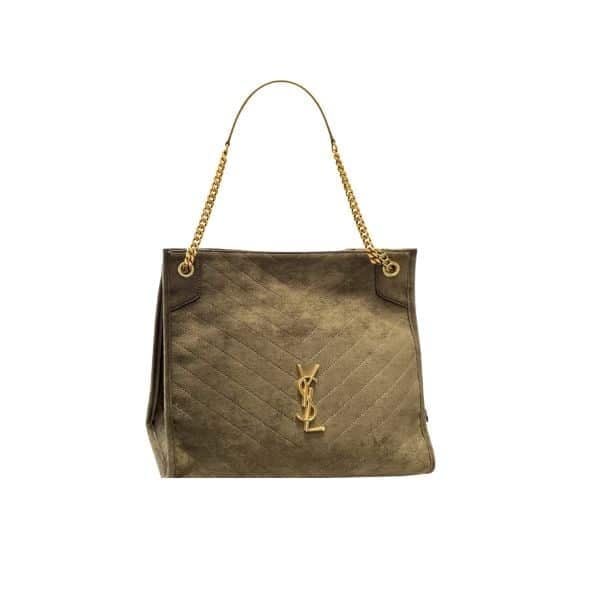 Saint Laurent Medium Niki Shopping Bag Green 33Cm view 2