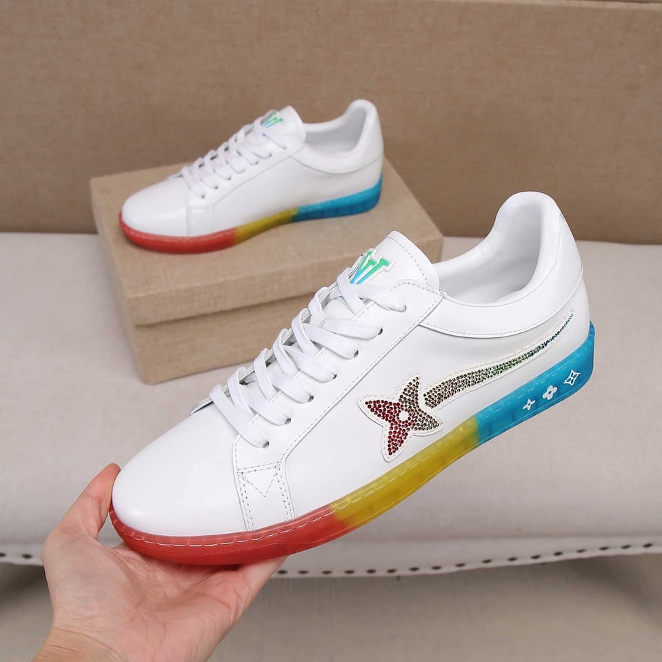 Louis Vuitton Luxembourg Samothrace Sneaker White 1A9G05 view 6