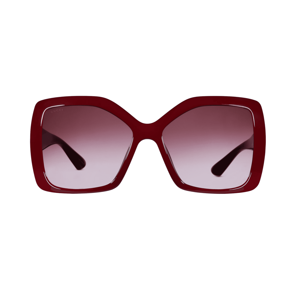 Gucci Rosso Ancora Red Square Frame Sunglasses GG2015S
