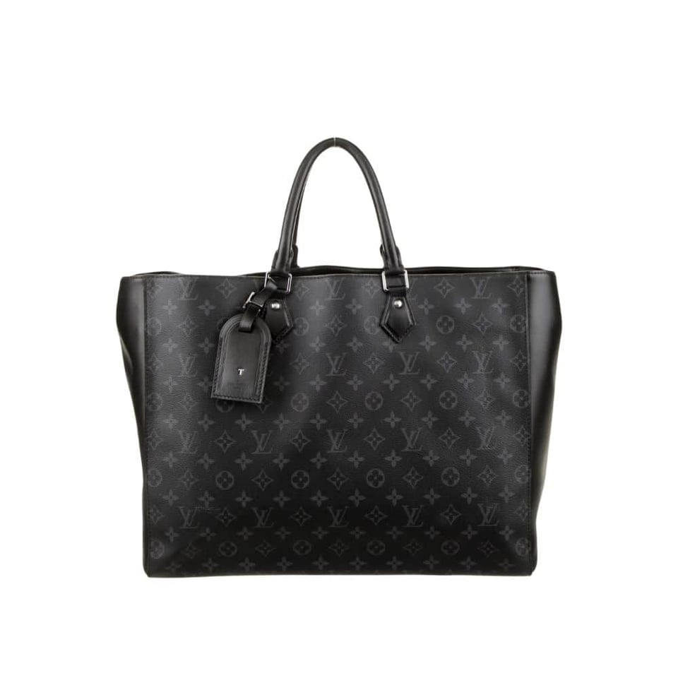 Louis Vuitton Monogram Eclipse Grand Sac Tote Black 33Cm view 2