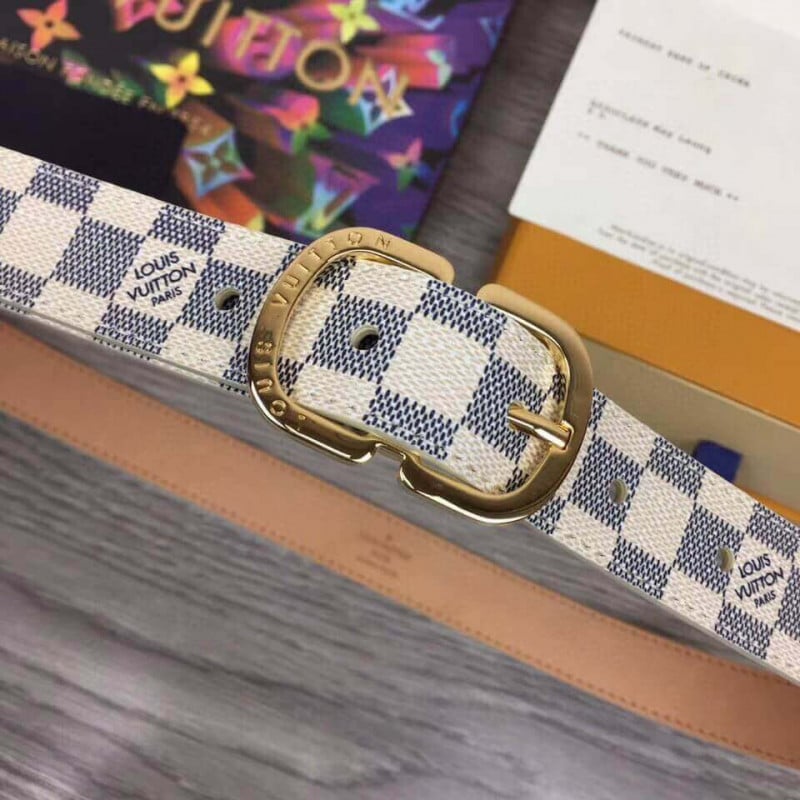 Louis Vuitton Damier Azur Mini Belt 25mm M9782W view 5