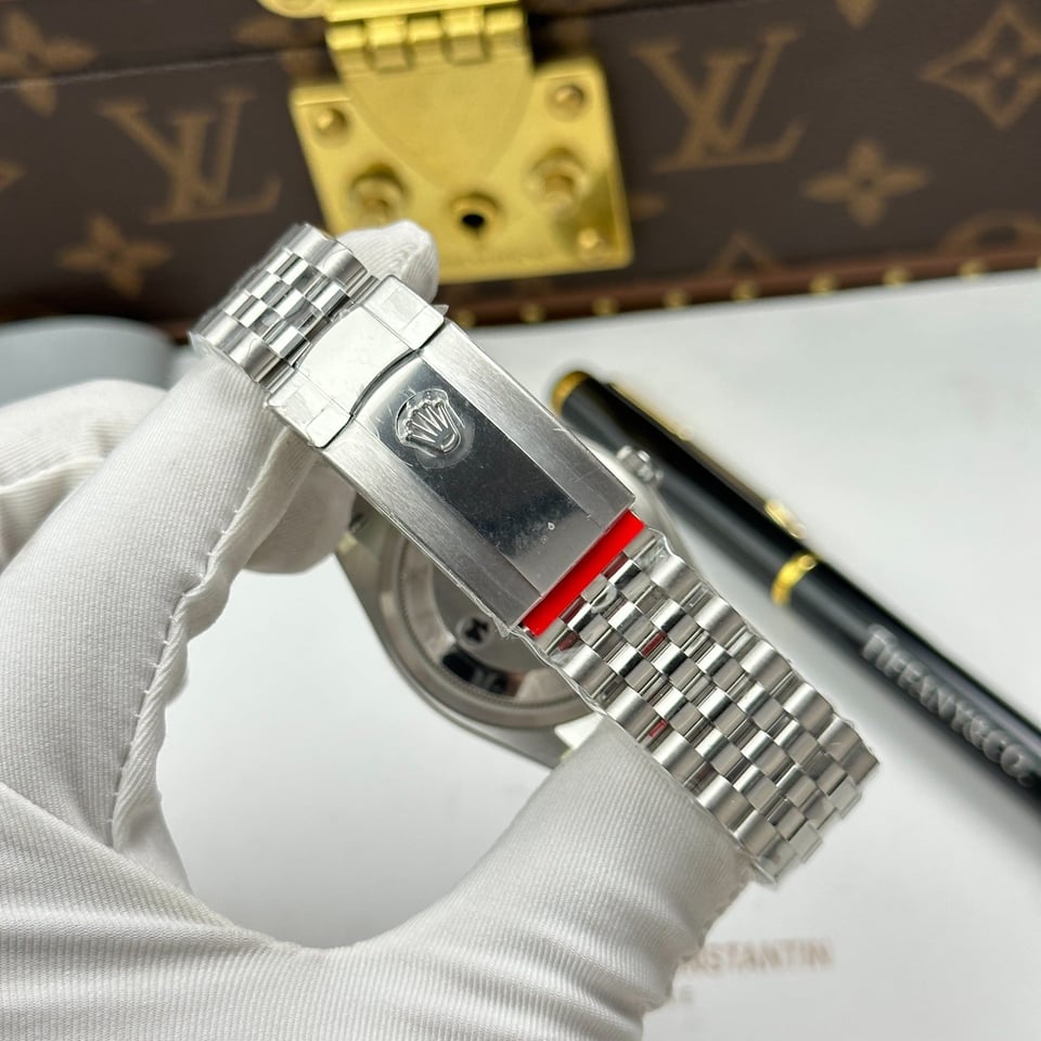 [Superclone] Rolex Datejust 36mm Bright Black Dial Diamond Jubilee 126284RBR view 4