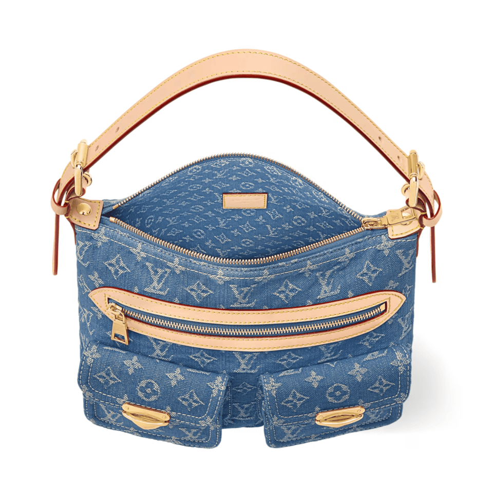 Louis Vuitton Baggy Bleu Denim M27329 30cm/11.8 in view 3