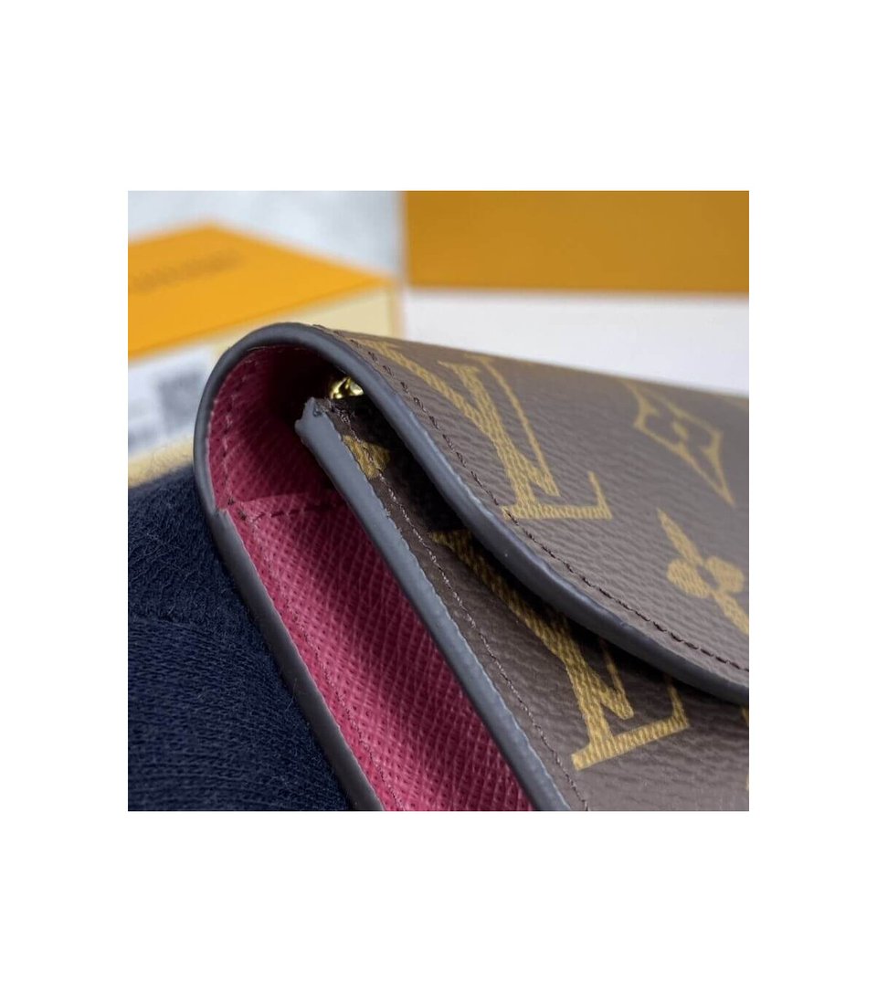 Louis Vuitton Monogram Canvas Rosalie Coin Purse Fuchsia view 10