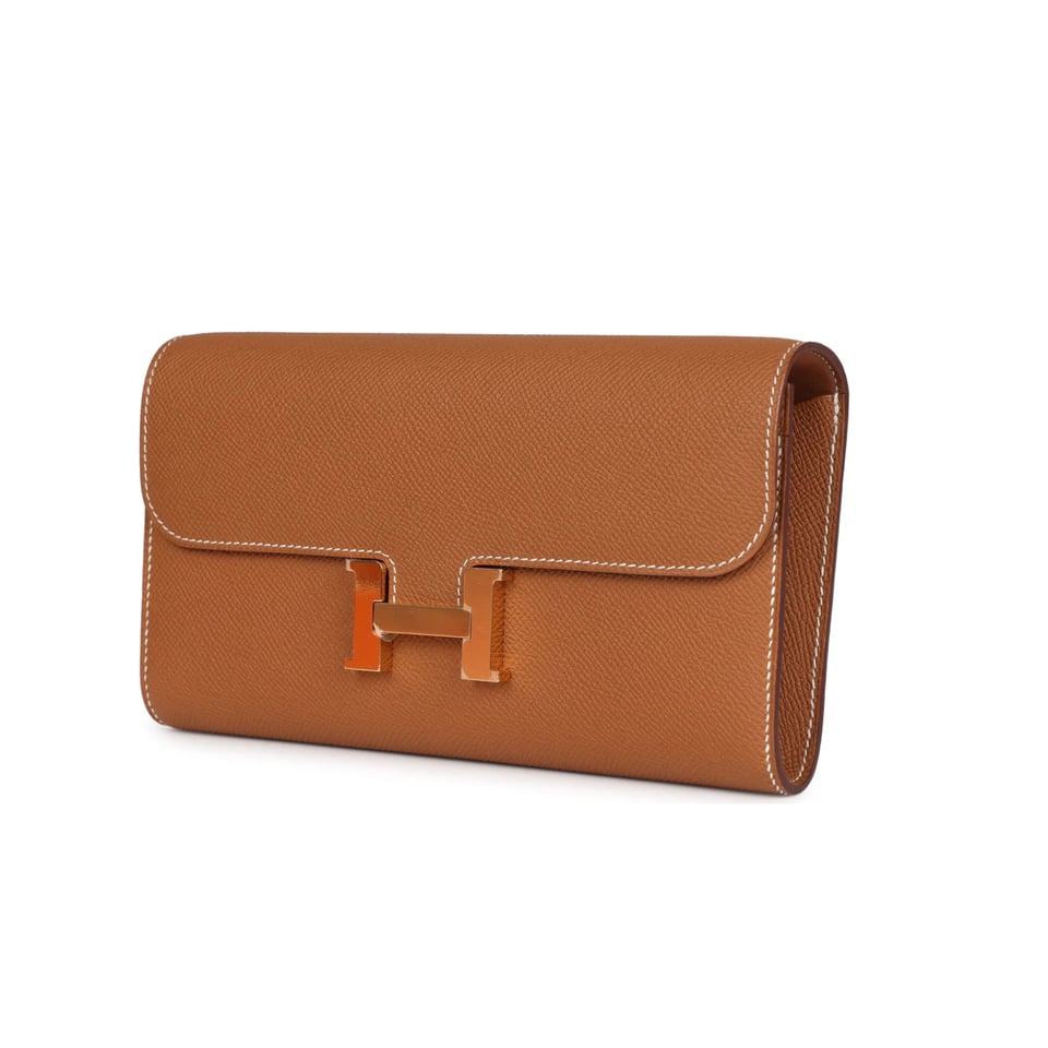 Hermes Constance To Go Wallet Gold 20cm view 6