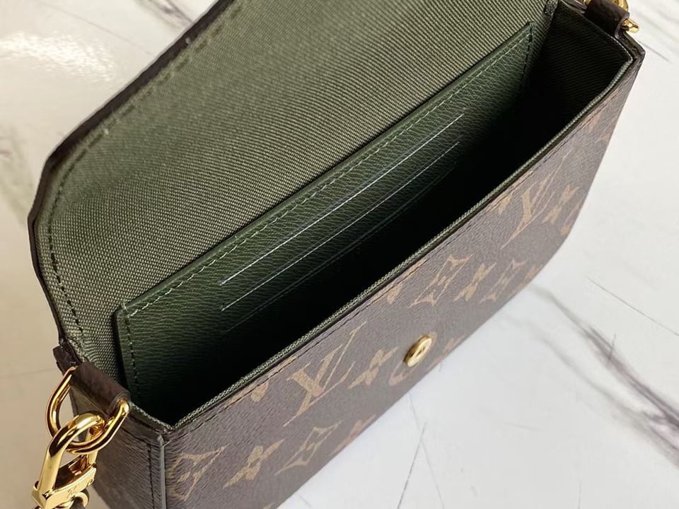 Louis Vuitton F Licie Strap Go 17Cm Green view 3