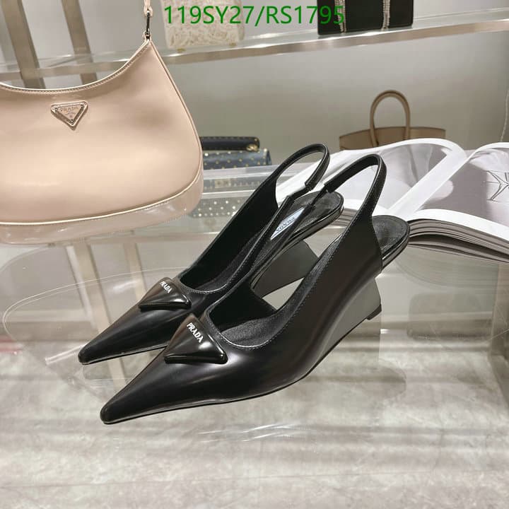 Prada Brushed Leather Slingback Pumps Black 1I885M055F0002Fa065 view 9