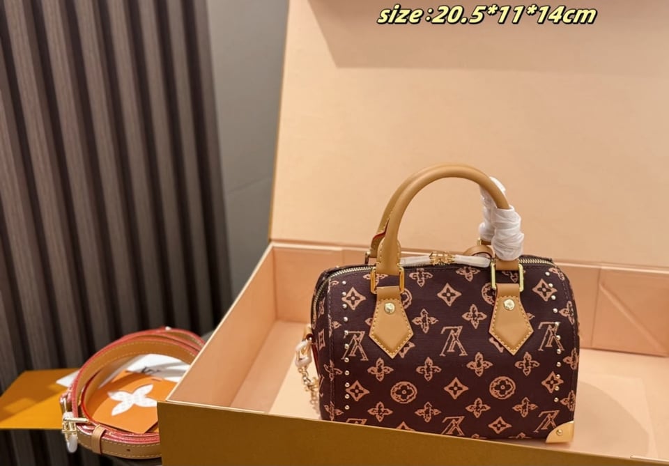 Louis Vuitton Speedy Trunk 20-Pack Box Bag Monogram Origine 16 cm M28102 view 9