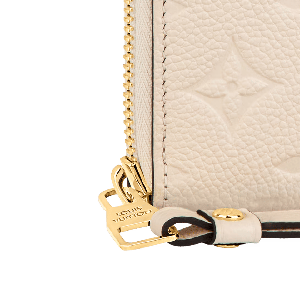 Louis Vuitton Monogram Empreinte Zippy Wallet Beige 19.5cm M82212 view 8