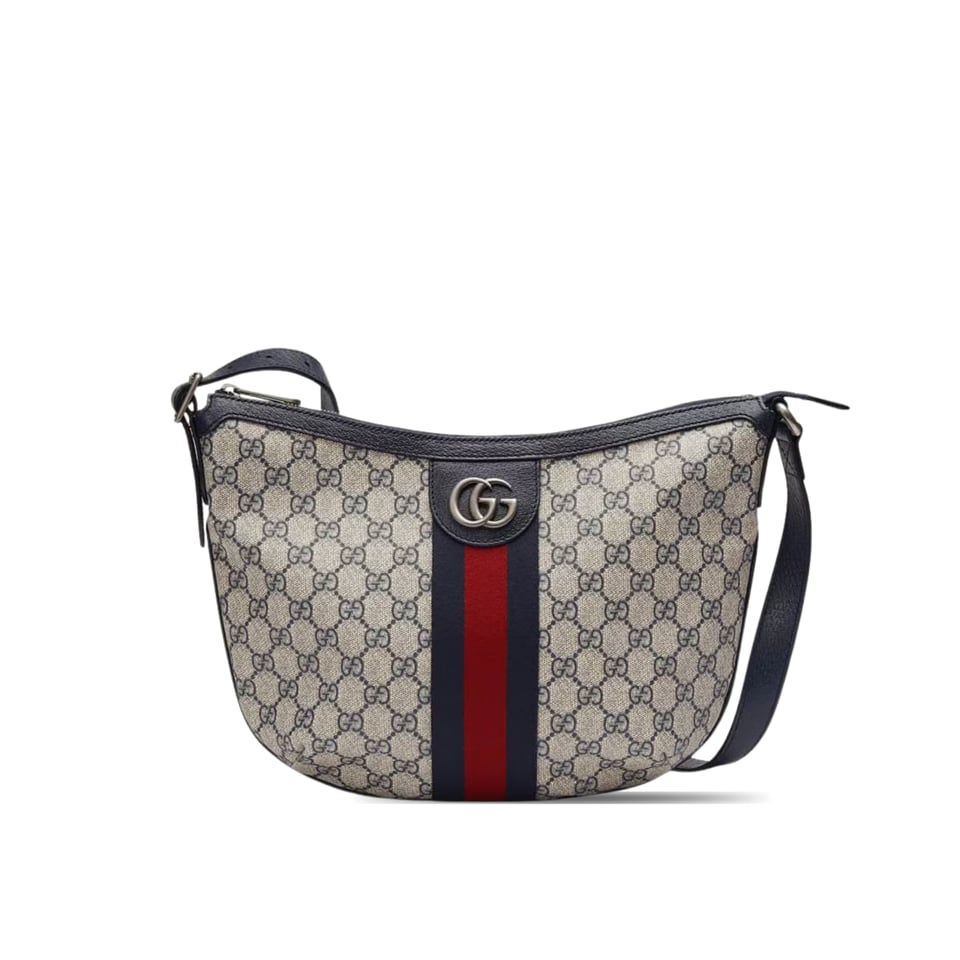Gucci Ophidia GG Small Shoulder Bag in Blue 30cm/11.8in