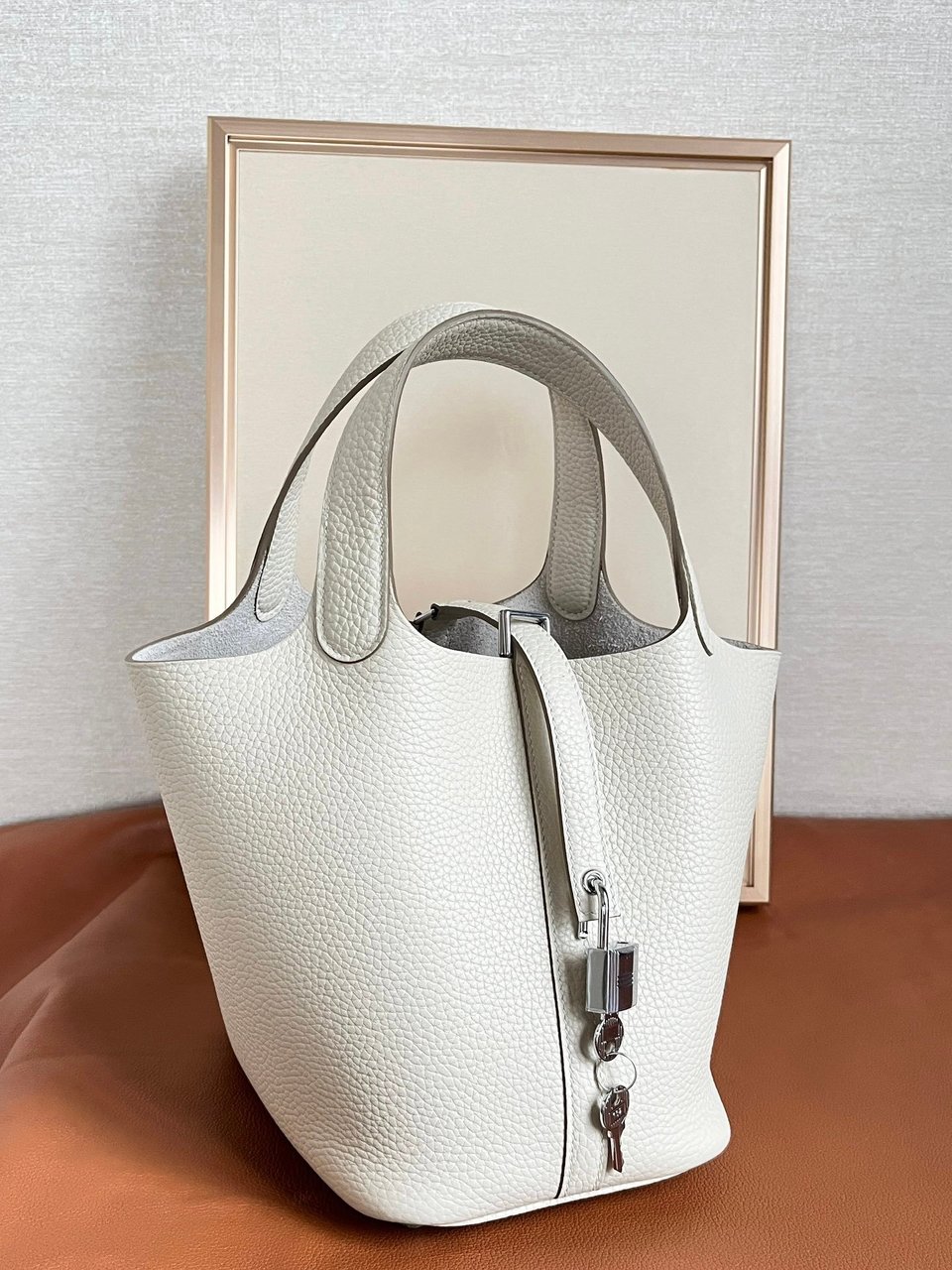 Hermes Picotin Lock 18Cm White view 8