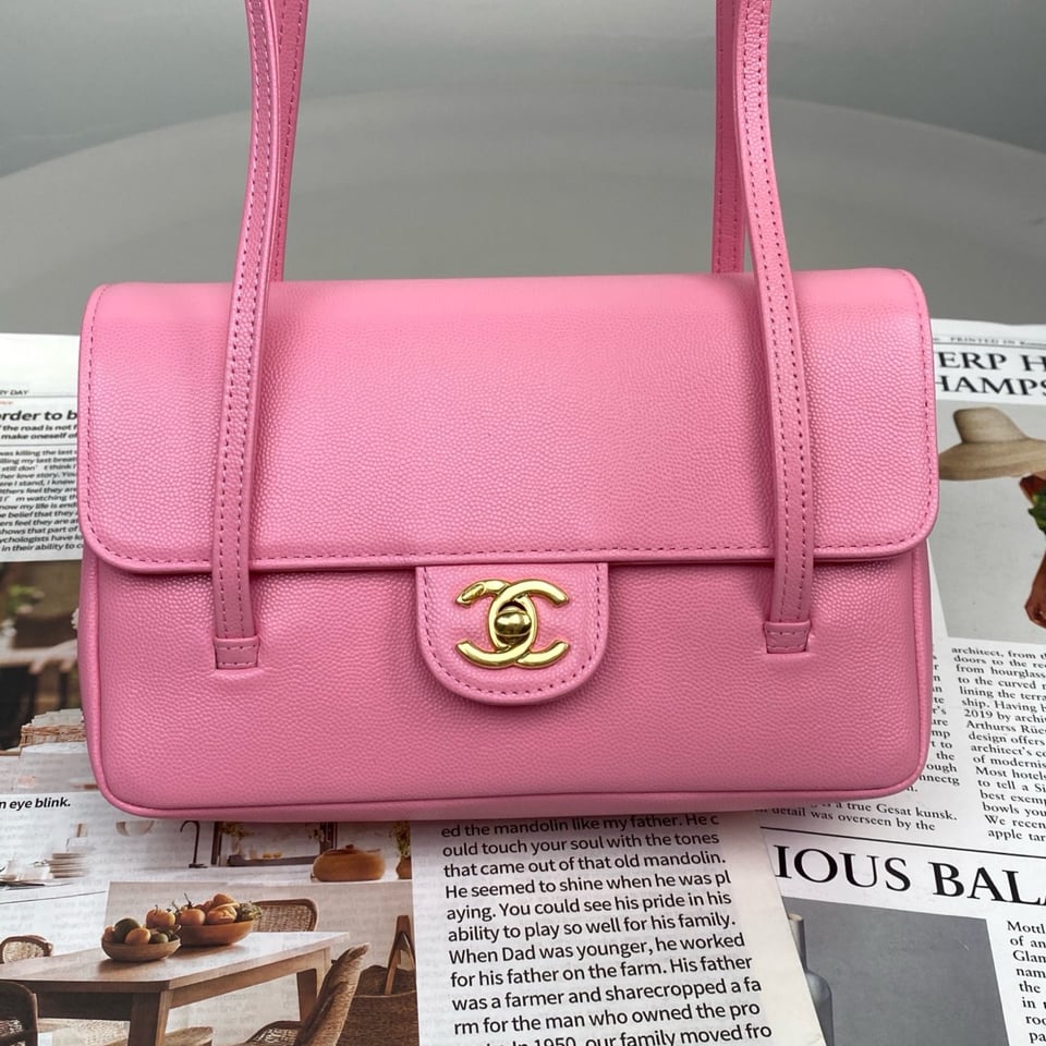 Chanel Clutch Pink Bag 17cm/6.7in view 5