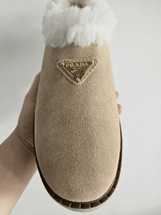 Prada Suede Mules Beige 1S715Nfzg50X0O view 5