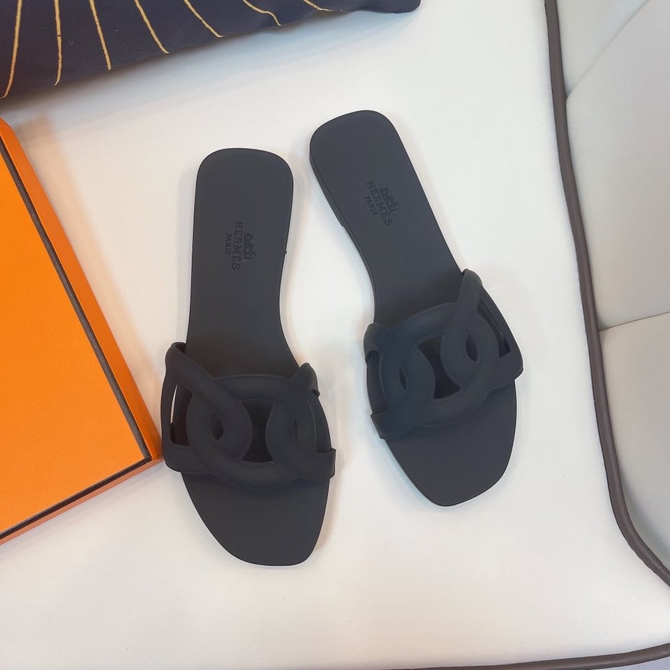 Hermes Aloha Sandal Black H201157Z 02350 view 8