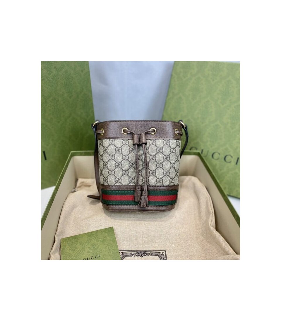 Gucci Ophidia Mini GG Bucket Bag view 6