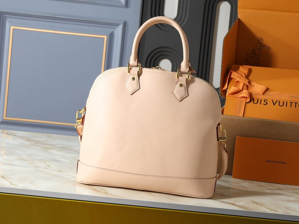 Louis Vuitton Alma PM Bag Beige 32cm M27388 view 4